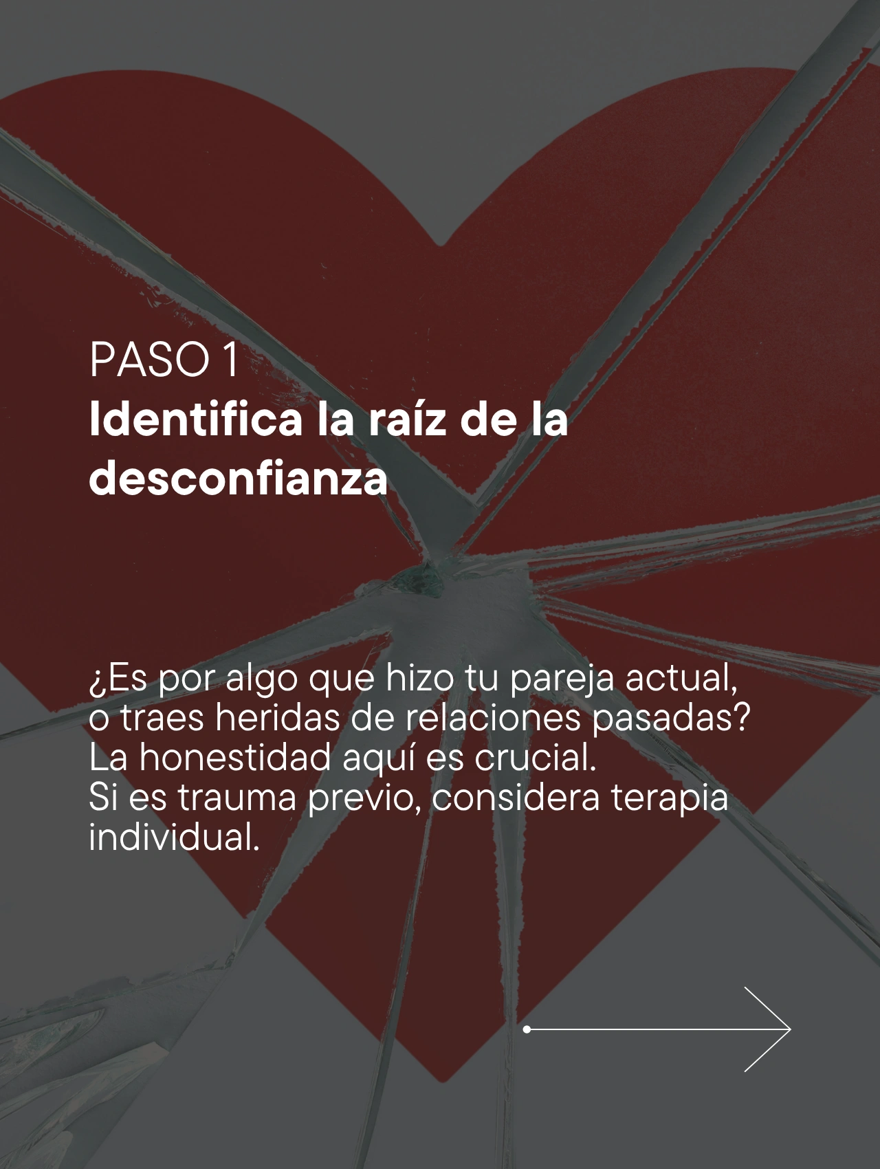 Consejo sobre relaciones amorosas: identificar la raíz de la desconfianza en la pareja.